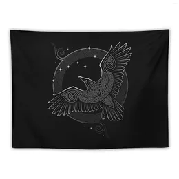 Tapestries NORTHERN RAVEN Tapestry Decorative Wall Decoration Items Wallpapers Home Decor Nordic