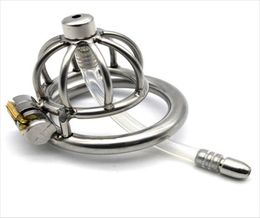 Super Small Cage BDSM Device With Urethral Catheter Sounds High Quality Stainless Steel Belt Sex Toys3065387