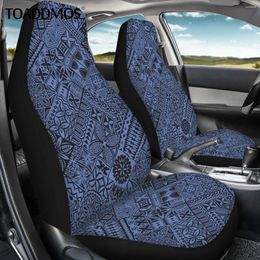 Chair Covers TOADDMOS Polynesian Tribal Pattern Car Seat Cover Protector Universal Front Decor Auto Decoration Accessories Interior