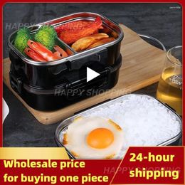 Dinnerware Stainless Steel Lunch Box 287g/591g The Division Does Not Smell. Portable Durable Easy To Clean Kitchenware Fast Plate