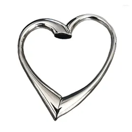 Keychains Zinc Alloy High-Grade Metal Heart-Shaped Bag Buckle Can Be Rotated Folding Handbag Hook Device Love Shaped 40GB