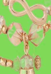 Bracelets For Women Bijoux Glasses Stone Beads Bracelets Bangles Gold One Direction Multilayer Elastic Charm Pulsera GC1775928137