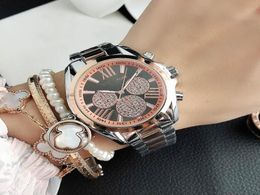 Fashion Brand Watch women Girl Roman numerals style Metal steel band Quartz Wrist Watches M1029417028