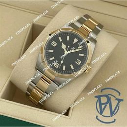 2024 With Box Papers high-quality Watch New Version Explorer I Perpetual 124273 18K Yellow Gold Complete Mechanical Automatic Men's watch