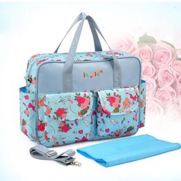 Shoulder Bags Women Crossbag Travelling Strorage Bag Ladies Hand For 2024 Mommy Messenger Baby Floral