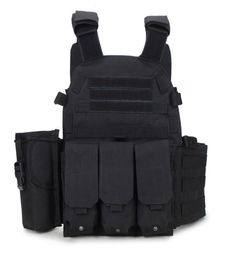 Tactical 6094 Molle Vest Combat Body Armour Vest Army Paintball Wargame Plate Carrier Hunting Accessories9802059