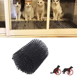 Cat Carriers Garden Balcony Anti-cat Anti-dog Mat Scat Plastic Prickle Net Digging Stopper Keep Dog Away 200X30X1.8cm WWO66