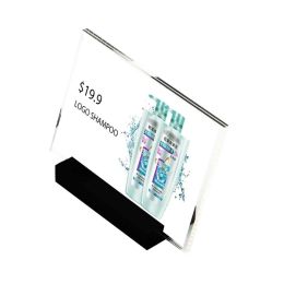 Frame 150*100mm A6 Acrylic Sign Frame Stand Table Label Holder Advertising Poster Photo Frame Paper Info Price Tag Display Billboard