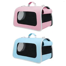 Cat Carriers Portable Carrier Pet Breathable Lightweight Cage Carrying Case Bag For Cats Travelling Dogs Puppies