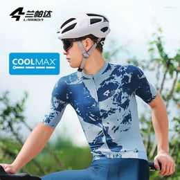 Racing Jackets Lameda Coolmax Cycling Jersey High Breathability Men's Shirt Quick Drying Clothes For Men Bicycle Clothing