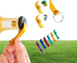 Portable Stainless Steel Bottle Openers Creative Keychain Ring Alloy Beer Wine Can Bar Club Waiter Kitchen Tools WXC253435302