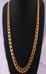 Punk Hiphop Gold Chain Rapper Men Necklaces Street Fashion Popular Metal Alloy Long Chain Decorative Jewellery Present9037916
