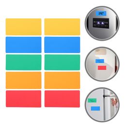 10 Pcs Wipe Label off Markers Pen Dry Erase Labels Magnetic for Whiteboard Rubber