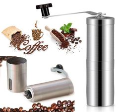 Manual Coffee Grinder Bean Conical Burr Mill For French PressPortable Stainless Steel Pepper Mills Kitchen Tools DHL WX914643490742
