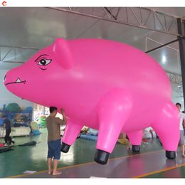 10m long (33ft) with blower Free Ship Outdoor Activities advertising Giant Inflatable flying Pig Helium balloon for sale