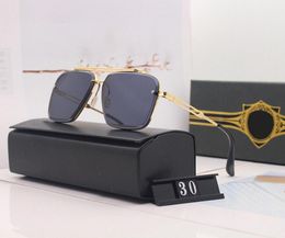 TOPquality model designer Sunglasses Mens womens metal vintage fashion style designer black sunglass menAllmatch UV 400 lens com2557950