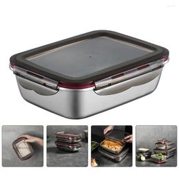 Dinnerware Fresh Lunch Box With Lid Supply Portable Bento Case Japanese-style Convenient Accessory