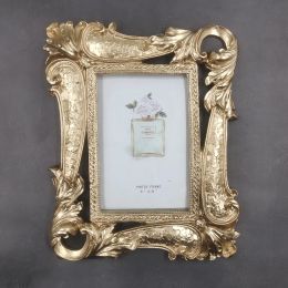 Frame 6 inches European Photo Frame Creative Luxury Exquisite Wedding Photos Horizontal And Vertical Dualuse Wall Hanging Photo Frame