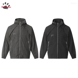 Men's Jackets Simple Logo THUG CLUB Jacket Outerwear Men Woman Hip Hop Casual Grey Black Coats Quality