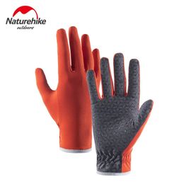 Thin Full Finger Nonslip Gloves Outdoor Running Sports Mountaineering Cycling Touch Screen Breathable 240402