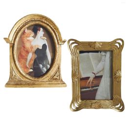 Frames Vintage Style Po Frame Picture Holder Ornament For Wedding Home Bedroom Living Room Wall Decoration Gift