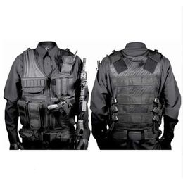 Multi-Pocket Swat Army Tactical Vest Military Combat Body Armour Vests Security Hunting Outdoor CS Game Airsoft Training Jacket 240408