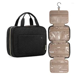 Storage Boxes High Capacity Makeup Bag Hanging Waterproof Toiletries Bags Foldable Ladies Travel Cosmetic