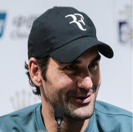 Roger Federer Baseball Caps High Quality Men Women Hybrid Hat Selling Tennis Racket Hat Cap 10pcs DHL 1825476