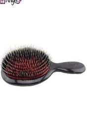 Whole Professional Boar Bristle Brush Comb Oval Cushion Nylon Natural Hair Extension Brush For Barber Hairdressing Tools261P3883354