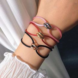 Link Bracelets 2 Round Circles Selling Bracelet Multicolor Rope Chain Adjustable Size For Women Man Festival Jewelry Gifts