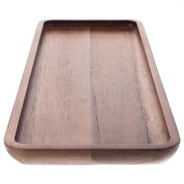 Plates Wood Tray Fruit Snack Serving Bread Pan Party Use Catering Wooden Plate Rectangular Tea Household Banquet Holder Small