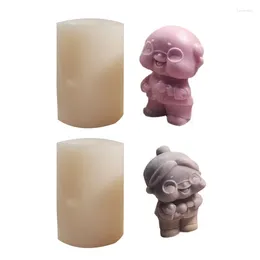 Baking Moulds Old Man Birthday Dolls Ornaments Resin Mould Grandparents Fondant Dropship