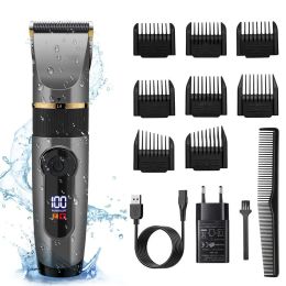 Shavers Multi Functional USB Rechargeable Electric Shaver Stainless Steel Shaving Machine Men Triple Blade Razor Shaver