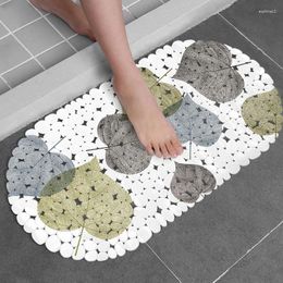 Bath Mats Anti-slip Mat Silicone Bathroom Floor Shower PVC Rubber Sucker 35x69cm Toilet Decor Door Non-Slip Bathtub Carpet