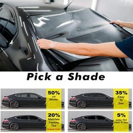 Window Stickers 6%/21%/38%/40%/58% VLT Dual Magnetron Film Car Home Office High Heat Insulation And UV Protection Privacy Glass Sticker