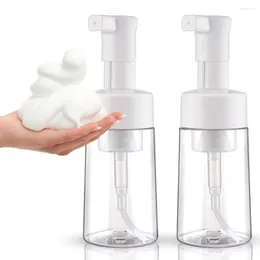 Storage Bottles 2pcs 100/150/200ml Foam Pump Bottle Portable Travel Size Lash Shampoo Foaming Soap Dispenser Cleanser Empty