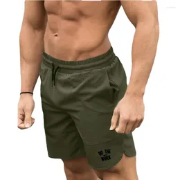 Men's Shorts Mens Gym Sports Training Fashion Casual Bodybuilding Fitness Workout Quick-drying Compression Summer