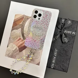 High-end Designer Cell Phone Cases for Women, Luxury Chain Phone Cases for iPhone 15 14