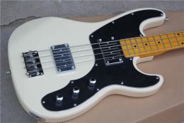 Guitar High Quality Electric Bass Guitar,tl Style4 Strings Bass,white Color Maple Neck