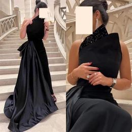 Party Dresses Prom Fashion Strapless Sheath Celebrity Sequin Draped Satin Occasion Evening Gown Birthday Dress For Women Luxury 2024