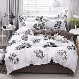 Bedding Sets Quality Aloe Cotton Set Beautiful Printing Duvet Cover&flat Sheet&pillowcase Bedroom Decoration