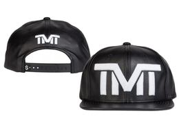 Fashion Fashion TMT Snapback Hat The Money Hats Summer Visor Leather Cap St Skateboard GorraAdjustable Caps5336439