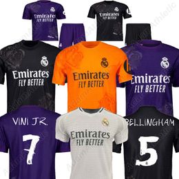 Real MadridS jersey 2024 VINI JR. BELLINGHAM Madrid Yamamoto football shirts VALVERDE MODRIC KROOS CAMAVINGA soccer jersey kids kit player version 24-25