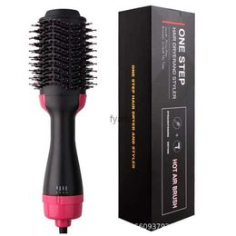 Electric Hair Dryer Two in one hair curler wet and dry anion dryer straight comb hot air H240412