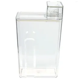 Liquid Soap Dispenser Laundry Detergent Storage Box Powder Bottle Cup Holder Lotion Sub Bottles Transparent For