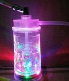 Layer six lights Colour acrylic pot special Philtre hookah glass hookah smoking pipe Glass gongs oil rigs glass bongs glass hook7173317