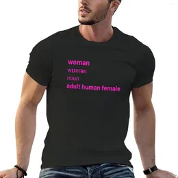 Men's Polos Woman Adult Human Female Definition T-Shirt Cute Clothes Summer Top Sweat Shirts Mens Big And Tall T