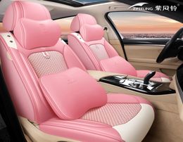 21 year Car Seat Covers full set For Sedan SUV Durable Leather Universal Five Seats Set Cushion Mats For 5 seat Seater car Fashion4459673