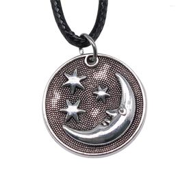 Pendant Necklaces 1pcs Moon Star Chain Necklace Accesories Jewellery Supplies Length 45 4cm