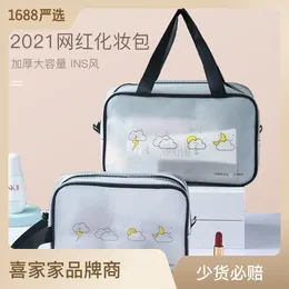 Storage Bags Cosmetic Bag Wash Women's Portable Swim Set Large Capacity Travel Spring Outing Skin Care Products Buggy